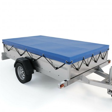 207.5 x 114 x 10 cm Heavy Duty Tarpaulin Waterproof Ground Tent Trailer Marine Boat Cover