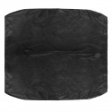 600D 3 Bow Bimini Top Replacement Canvas Cover with Boot without Frame Black