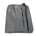 Black 3 Bow 600D Bimini Top Boot Cover Marine Boat Shade Canopy Yacht Roof Tarpaulin Dust Cover With Zipper