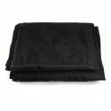 Black 4 Bow 600D Bimini Top Boot Cover Marine Shade Canopy Yacht Roof Tarpaulin Dust Cover With Zipper