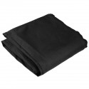 Black 4 Bow 600D Bimini Top Boot Cover Marine Shade Canopy Yacht Roof Tarpaulin Dust Cover With Zipper