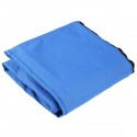 Blue 3 Bow 600D Bimini Top Boot Cover Marine Boat Shade Canopy Yacht Roof Tarpaulin Dust Cover With Zipper