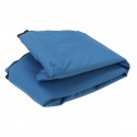 Blue 4 Bow 600D Bimini Top Boot Cover Marine Boat Shade Canopy Yacht Roof Tarpaulin Dust Cover With Zipper