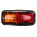 10V-30V 2 SMD LED Side Marker Light Red Amber E4 Lamp For Truck Trailer Van Boat