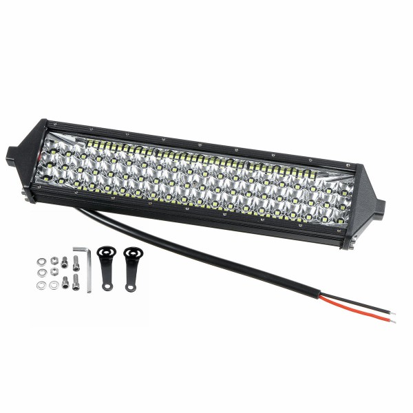 10V-30V 402W 134 LED 10 Inch Tri-Row LED Work Lights Bar Spot Beam For Offroad Truck Boat 6000K Waterproof IP67