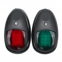 10V-30V LED Side Signal Lamp Navigation Lights For Truck Boat Trailer Van Red Green