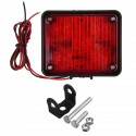 12-24V Square LED Flash Strobe Light Waterproof Warning Lamp For Car Truck Motorcycle