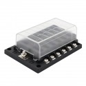 12 Way Car Auto Boat Bus Blade Fuse Box Block Holder with LED Indicator 12V 24V