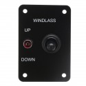 12V 15A 3 Pin Toggle Switch Panel On/Off/On Up Down Momentary For Boat Marine Windlass Winch