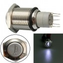 12V 16mm Car Boat LED Light Momentary Horn Button Switch 3 Color