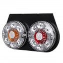 12V 20 LED Indicator Stop Rear Tail Lights For Boat Car Truck Trailer Iron Bracket