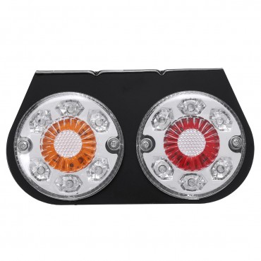 12V 20 LED Indicator Stop Rear Tail Lights For Boat Car Truck Trailer Iron Bracket