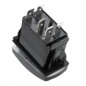 12V 20A 5 Pin Rocker Switch FAN OVERRIDE ON/OFF Waterproof Laser LED Push Button