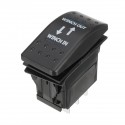12V 20A (ON)-OFF-(ON) Rocker Switch Momentary Winch In Winch Out LED 7-Pin
