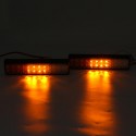 12V 24V 10V-30V 24 LED Tail Lights Stop Reverse Turning Indicator For Ute Trailer Caravan Truck Boat