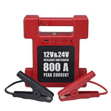 12V 24V 24000mAh 800A Portable Jump Starter Emergency Backup Charger Battery Booster Power Bank For Car Truck SUV Boat Motorcycle