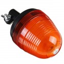 12V-24V LED Rotating Flashing Amber Beacon Flexible Tractor Strobe Warning Light
