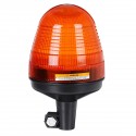 12V-24V LED Rotating Flashing Amber Beacon Flexible Tractor Strobe Warning Light