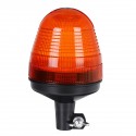 12V-24V LED Rotating Flashing Amber Beacon Flexible Tractor Strobe Warning Light