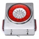 12V 46 LED Indicator Stop Rear Tail Lights For Boat Car Truck Trailer Iron Bracket