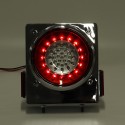 12V 46 LED Indicator Stop Rear Tail Lights For Boat Car Truck Trailer Iron Bracket