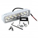 12V 6 LED Spreader Marine Flood Work White Light For Boat Yacht Motorcycle Truck Car