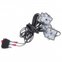 12V 8Pcs 48 SMD LED Lights Truck Bed Lighting Waterproof For RV Boat Cargo Pickup Bed