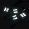 12V 8Pcs 48 SMD LED Lights Truck Bed Lighting Waterproof For RV Boat Cargo Pickup Bed