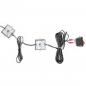 12V 8pcs Waterproof 5630 SMD Truck Bed Work Box LED Reading Marine Light Interior With Switch White Beam 6000K