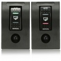 12V Dual LED Rocker Bilge Pump Switch Panel Circuit Breaker Auto Off Manual
