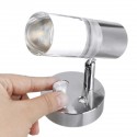 12V Knob Dimming LED Reading Spot Light For RV Boat Caravan Motorhome Bedside Wall Lamp