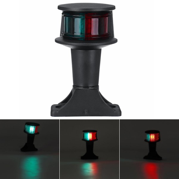 12V Marine Boat Yacht Lights Pontoon LED Navigation Stern Anchor Pole Light Red & Green