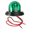 12V Yacht LED Navigation Lights Stainless Steel Bow Marine Boat Red Green Lamp