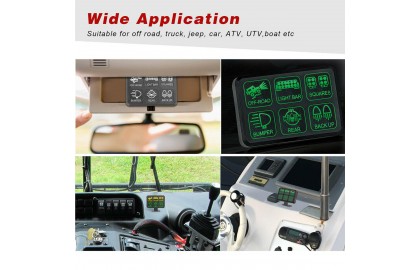 Elecdeer 6 Gang Switch Panel Electronic Relay System