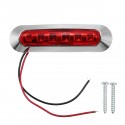 12V/24V 6-LED Side Marker Strobe Light Lamp For Cars/Trucks/Trailers