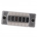 20A 6 Circuit Fuse Block Box with Negative Ground Bus Bar Terminals Holder For Car Boat Caravan