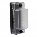 20A 6 Circuit Fuse Block Box with Negative Ground Bus Bar Terminals Holder For Car Boat Caravan