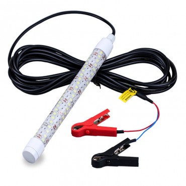 20W Waterproof IP68 Super Bright Underwater Night Fishing Lamp Attract Squid Lure Lamp LED Submersible with 20ft Cable