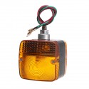 24V Amber Dual Side LED Waterproof Tail Light Forklift Trailer Truck Yacht Car Front Turn Signal Lamp