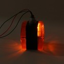 24V Amber Dual Side LED Waterproof Tail Light Forklift Trailer Truck Yacht Car Front Turn Signal Lamp