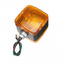 24V Amber Dual Side LED Waterproof Tail Light Forklift Trailer Truck Yacht Car Front Turn Signal Lamp