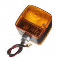 24V Amber Dual Side LED Waterproof Tail Light Forklift Trailer Truck Yacht Car Front Turn Signal Lamp