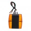 24V Amber Dual Side LED Waterproof Tail Light Forklift Trailer Truck Yacht Car Front Turn Signal Lamp