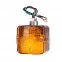 24V Amber Dual Side LED Waterproof Tail Light Forklift Trailer Truck Yacht Car Front Turn Signal Lamp