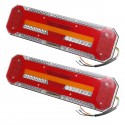 24V LED Flowing Rear Tail Light Turn Signal Brake Reverse Stop Lamp For Trailer Truck Lorry Bus Boat