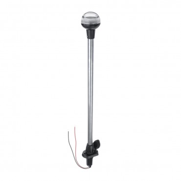 24inch 12V LED Navigation Lights Wateproof IP65 Plug in Stern Anchor Boat Marine Lamp