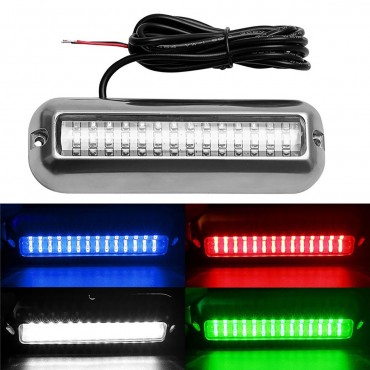 27LED/42LED Underwater Pontoon Marine Boat Transom Lights Waterproof 316 Stainless Steel