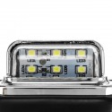 2PCS 10-30V 12V 24V 6 SMD LED License Plate Tag Lights Lamps For Boat Truck SUV Trailer Truck Trailer VAN Caravan Universal