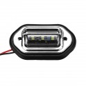 2PCS 10-30V 12V 24V 6 SMD LED License Plate Tag Lights Lamps For Boat Truck SUV Trailer Truck Trailer VAN Caravan Universal