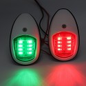 2PCS LED Side Marker Signal Lamp Navigation Light For Starboard Marine Boat